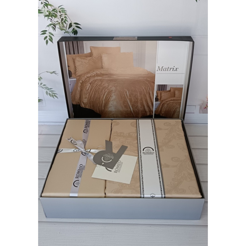 Matrix жаккардова постіль, євро розмір. Romeo home Туреччина. (11921)