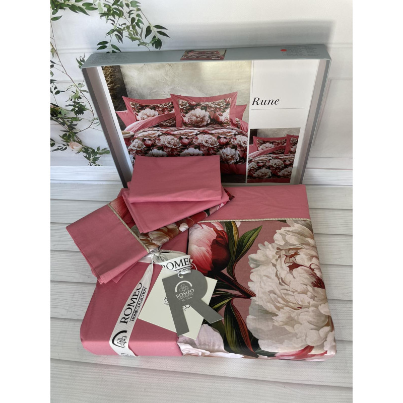 Rune 5D постіль з поплин .Євро розмір.Romeo home Туреччина (80191)