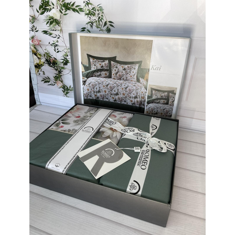 Kai 5D постіль з поплин .Євро розмір.Romeo home Туреччина (70093)