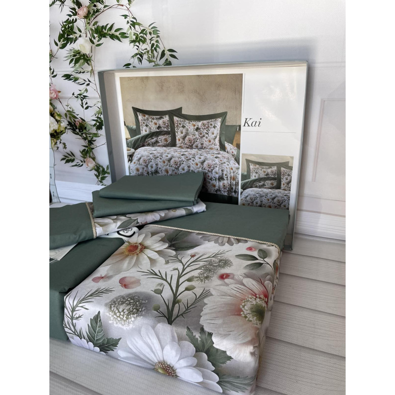 Kai 5D постіль з поплин .Євро розмір.Romeo home Туреччина (70093)