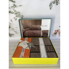 Arcadia постіль ранфорс.Євро розмір.Romeo home Туреччина (22714)