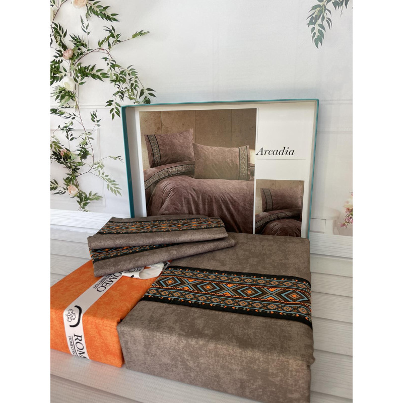 Arcadia постіль ранфорс.Євро розмір.Romeo home Туреччина (22714)