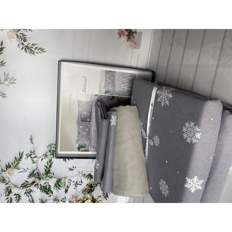 Bound фланелева постіль. Сімейний розмір. Belizza Туреччина. (83009)