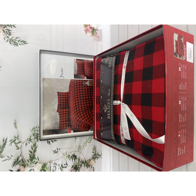 Juno фланелева постіль. Полуторний розмір. Belizza Туреччина. (89826)