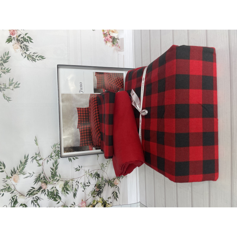 Juno фланелева постіль. Полуторний розмір. Belizza Туреччина. (89826)