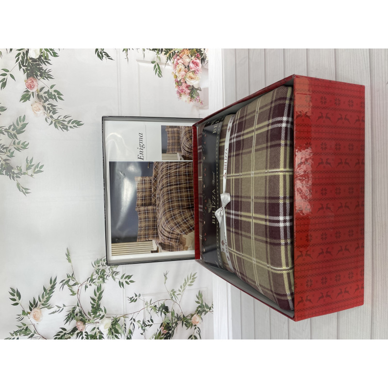 Enigma фланелева постіль. Полуторний розмір. Belizza Туреччина. (10441)