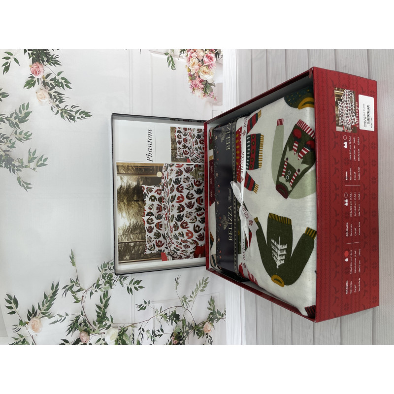 Phantom фланелева постіль. Полуторний розмір. Belizza Туреччина. (86854)