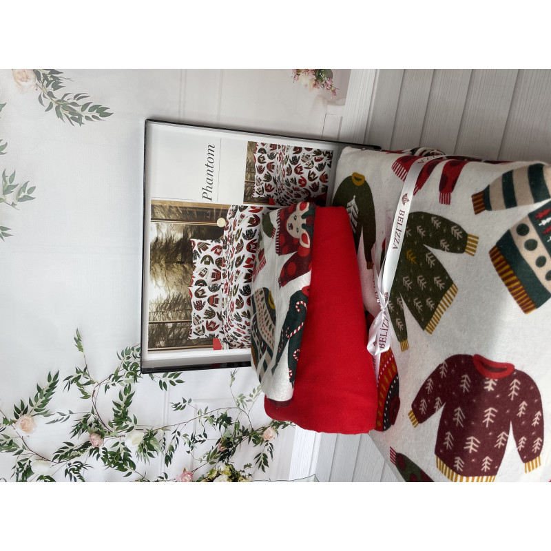 Phantom фланелева постіль. Полуторний розмір. Belizza Туреччина. (86854)