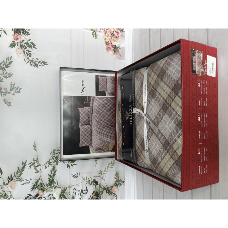 Cryptic фланелева постіль. Полуторний розмір. Belizza Туреччина. (45777)