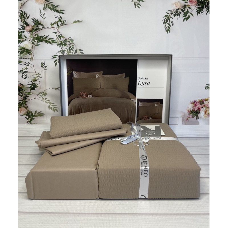 Lyra жатка , сатинова постільна білизна. Євро розмір. Romeo home Туреччина. (11796)