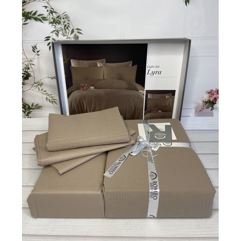 Lyra жатка , сатинова постільна білизна. Євро розмір. Romeo home Туреччина. (11796)