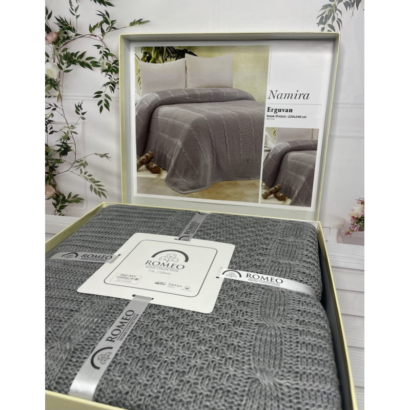 Namira в'язаний акріловий плед. Romeo Home Туреччина. (27565)