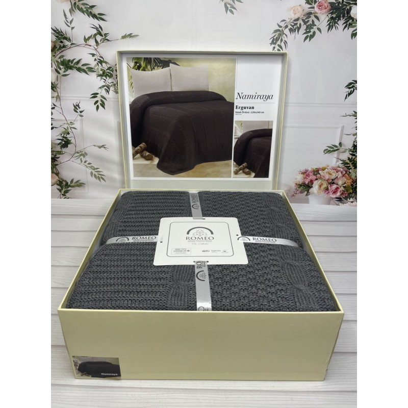 Namiraya в'язаний акріловий плед. Romeo Home Туреччина. (24621)