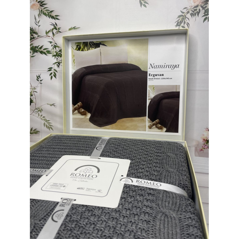 Namiraya в'язаний акріловий плед. Romeo Home Туреччина. (24621)