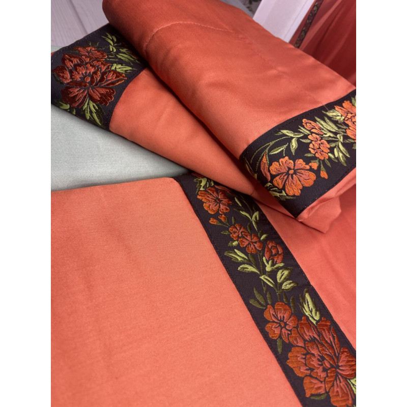 Blaze сатинова постільна білизна. Євро розмір. Romeo home Туреччина. (20652)