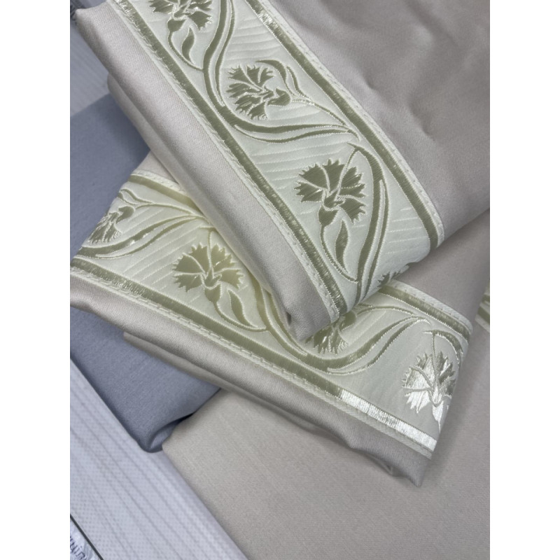 Finn сатинова постільна білизна. Євро розмір. Romeo home Туреччина. (27303)