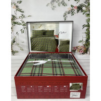 Cipher євро розміру фланелева постільна білизна. Бавовна. Belizza Туреччина. (59225)