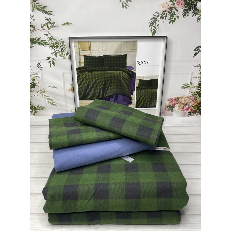 Quire фланелева постіль. Сімейний розмір. Belizza Туреччина. (39183)
