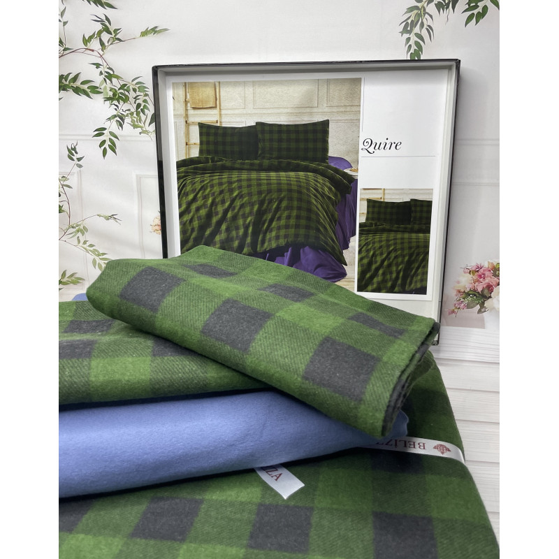 Quire фланелева постіль. Сімейний розмір. Belizza Туреччина. (39183)
