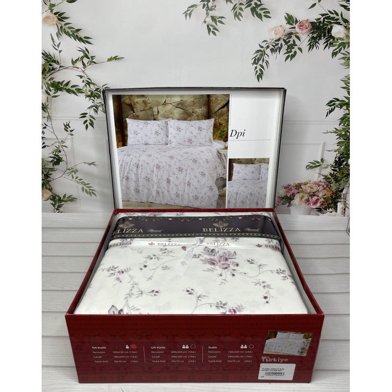 Dpi фланелева постіль. Полуторний розмір. Belizza Туреччина. (80789)