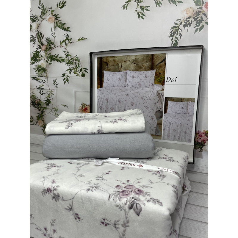 Dpi фланелева постіль. Полуторний розмір. Belizza Туреччина. (80789)