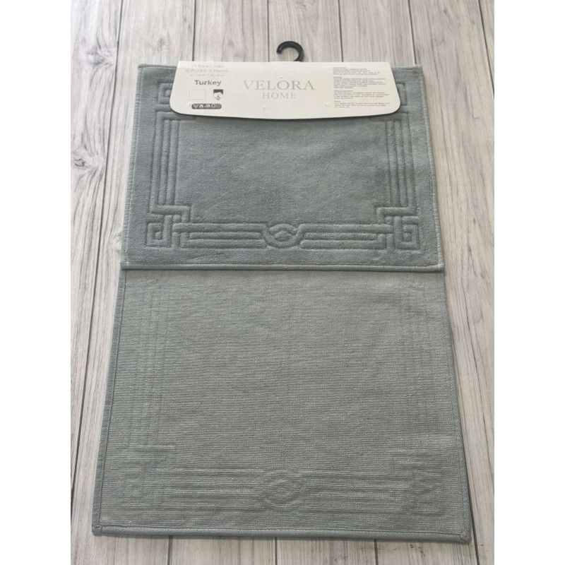 Velora plintus gri Килимки в ванну кімнату 2в1.Velora Туреччина (85055)