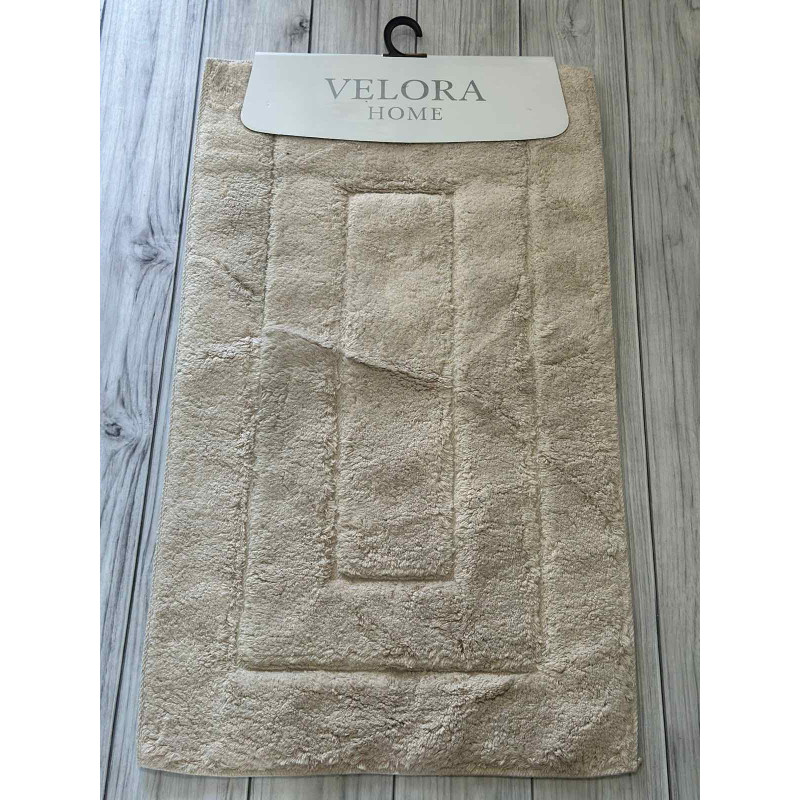 Velora kvadrat bej Килимки в ванну кімнату 2в1.Velora Туреччина (58680)