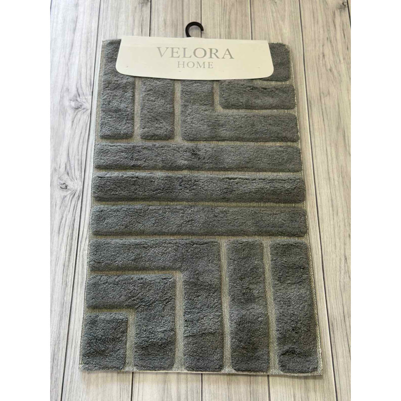 Velora kerpitch gri Килимки в ванну кімнату 2в1.Velora Туреччина (51671)
