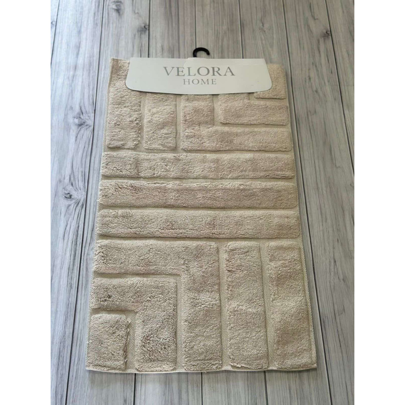Velora kerpitch bej Килимки в ванну кімнату 2в1.Velora Туреччина (67098)