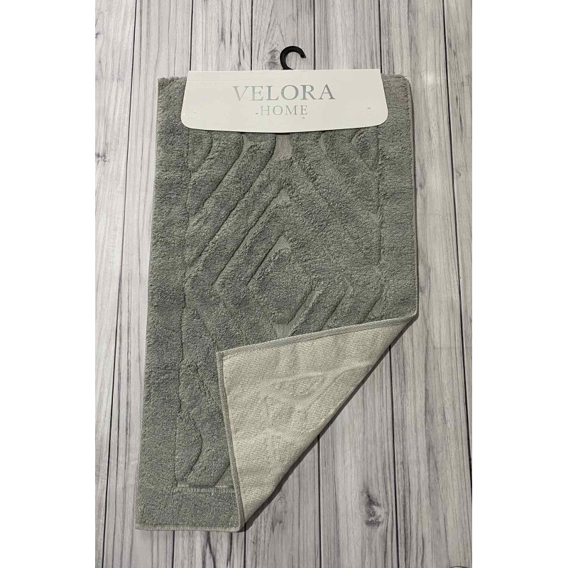 Velora rombik gri Килимки в ванну кімнату 2в1.Velora Туреччина (32110)