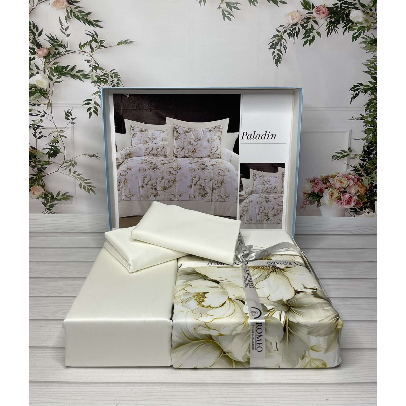 Paladin Digital сатинова постільна білизна. Євро розмір. Romeo home Туреччина. (69494)