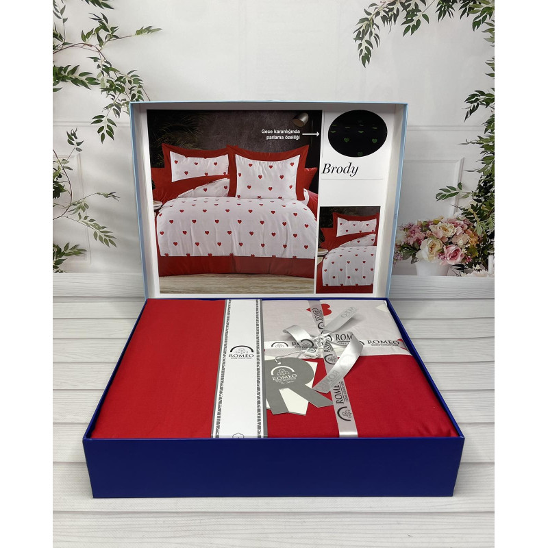 Brody Digital сатинова постільна білизна. Євро розмір. Romeo home Туреччина. (19829)