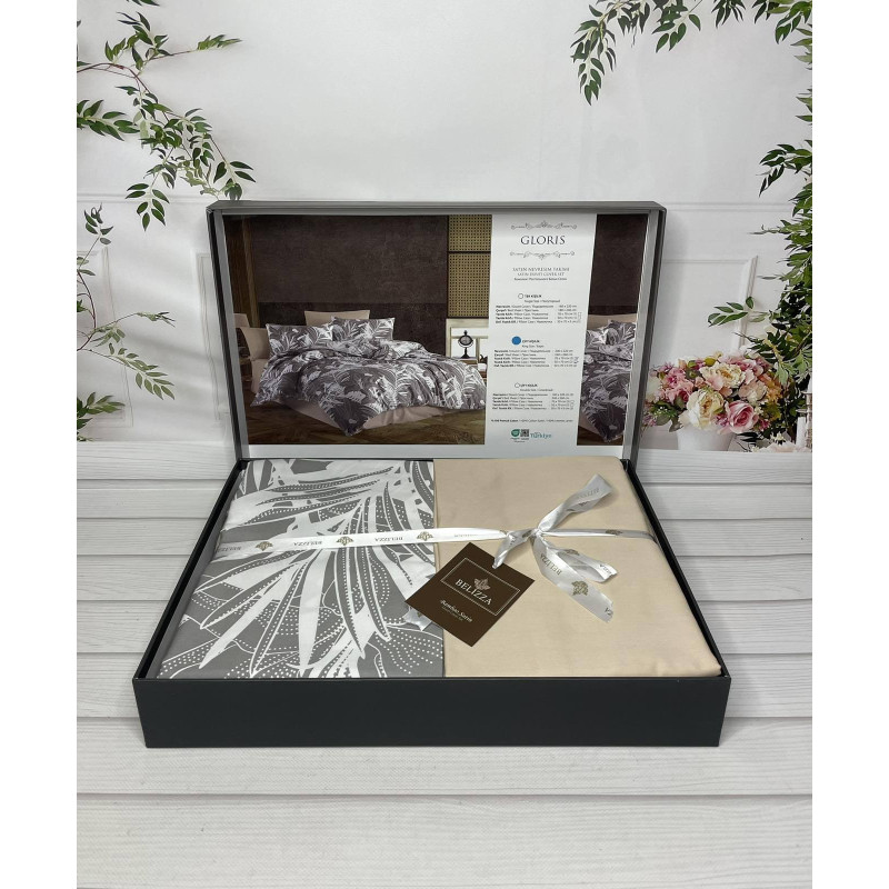 Gloris Сатиново постільна білизна. Євро розмір. Туреччина Belizza (43098)