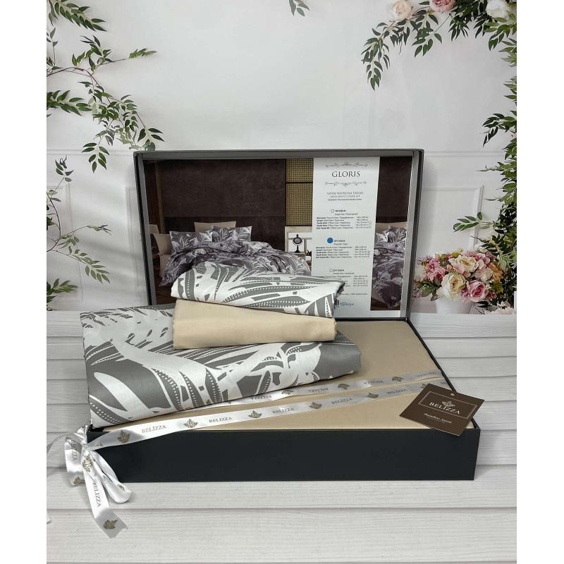 Gloris Сатиново постільна білизна. Євро розмір. Туреччина Belizza (43098)