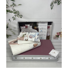 Karelia постільна білизна з натуральної бавовни. Євро розмір. Belizza Туреччина. (72259)