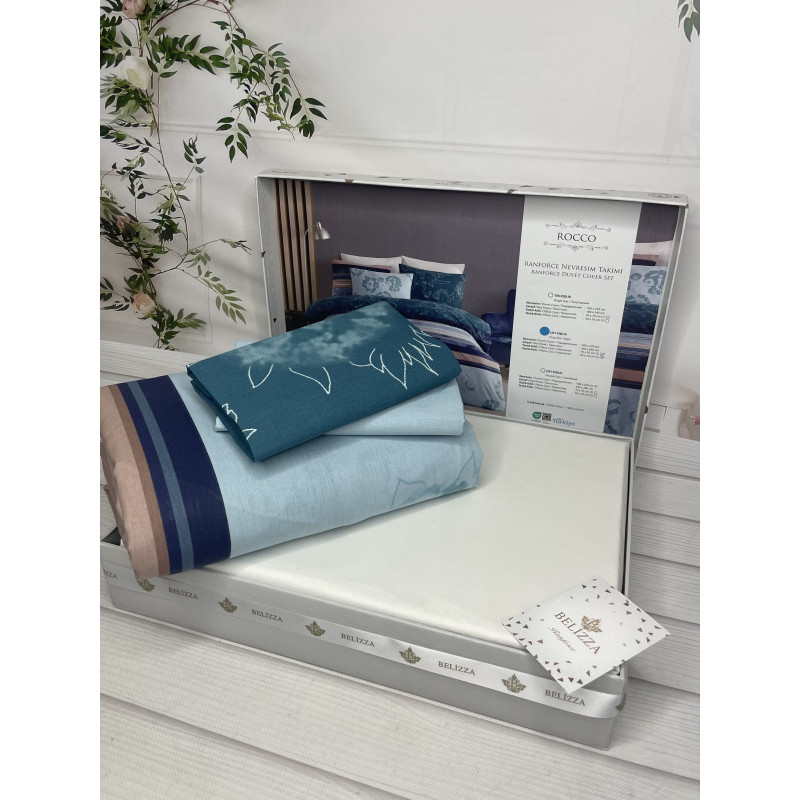 Rocco постільна білизна з натуральної бавовни. Євро розмір. Belizza Туреччина. (83079)