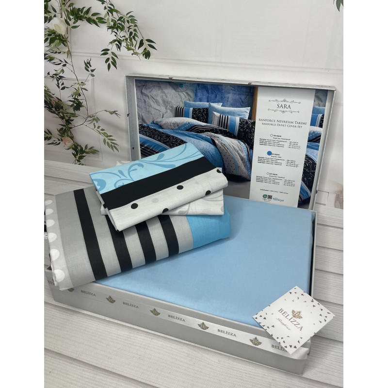 Sara постільна білизна з натуральної бавовни. Євро розмір. Belizza Туреччина. (36930)