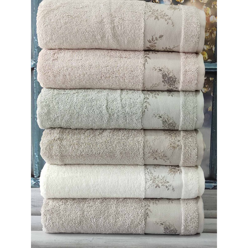 Victory рушники 50х90см., 6 шт/уп. Пеньє. Pupilla Туреччина (72141)