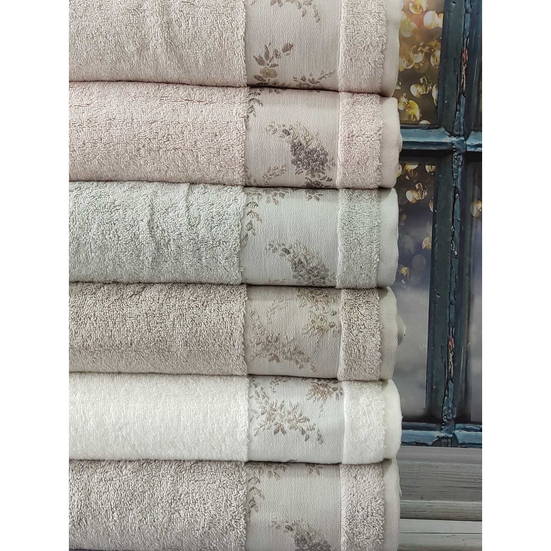 Victory рушники 50х90см., 6 шт/уп. Пеньє. Pupilla Туреччина (72141)