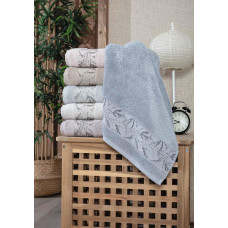 Milena бамбукові рушники 70х140см., 6 шт/уп. Pupilla Туреччина. (63077)