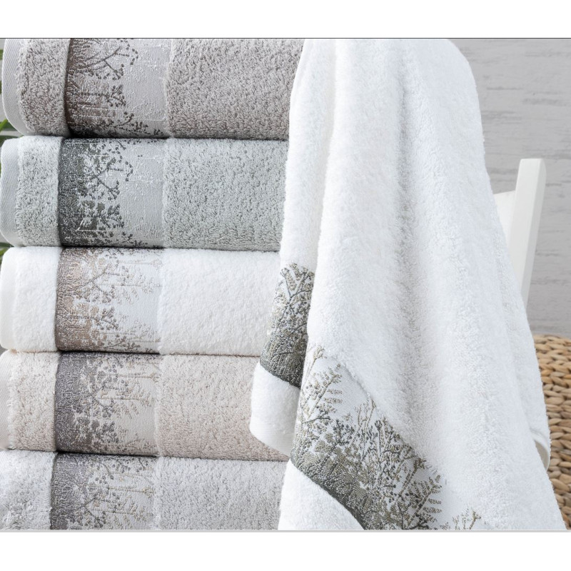 Tenti бамбукові рушники 70x140см., 6шт/уп. Pupilla Туреччина (86228)