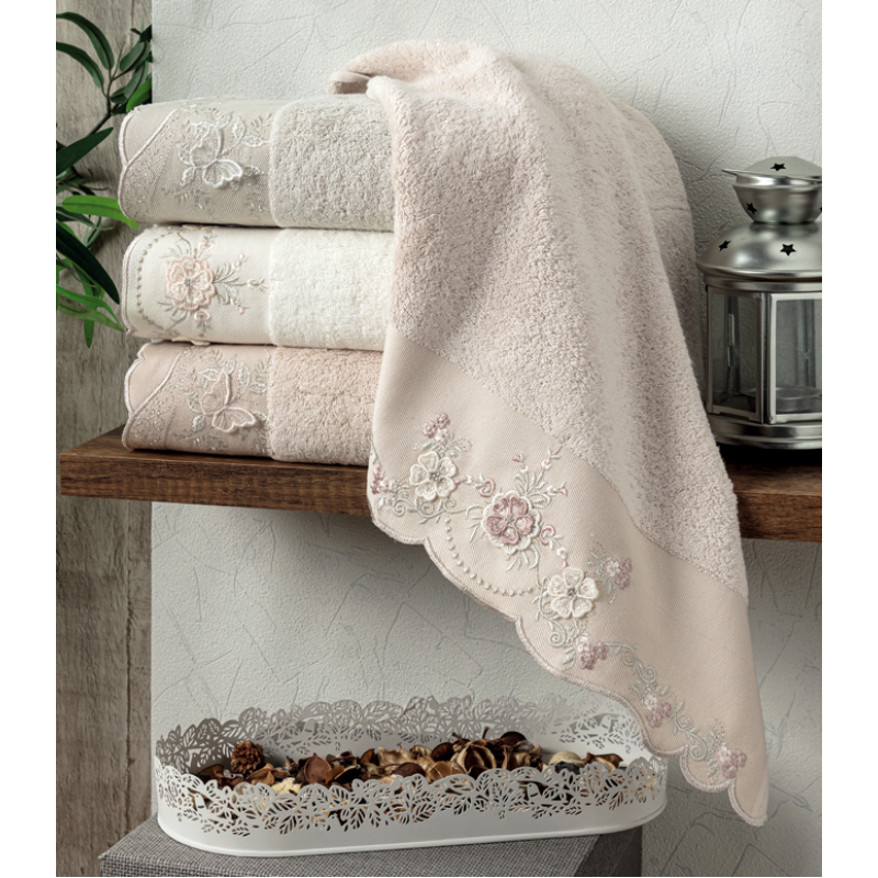 Lena 4в1 пенье 70х140см., рушники з вишивкою. Pupilla Туреччина (27957)