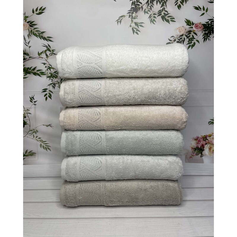 Mira рушники 50х90см., 6 шт/уп. Пеньє. Pupilla Туреччина (57808)