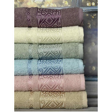 MaMe Rombik New 50x90см., 6 шт/уп. махрові рушники. Бавовна. Туреччина (73137)