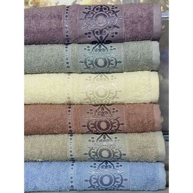 MaMe Venzel 50x90см., 6 шт/уп. махрові рушники. Бавовна. Туреччина (23064)