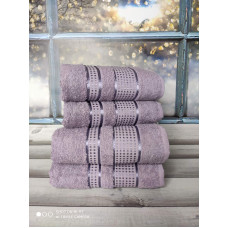 MaMe Murdum 50x90 см.+70х140 см., 4 шт/уп. Рушники баня + обличчя. Бавовна. (78131)