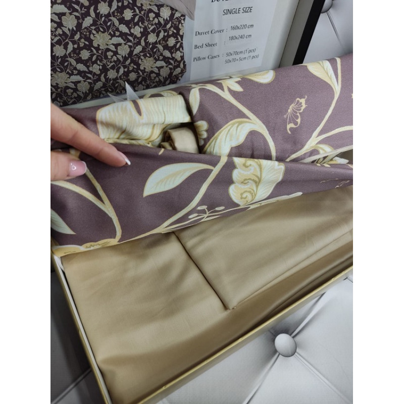 Versace полуторна сатинова постільна білизна. Dijital Belizza Туреччина. (53705)
