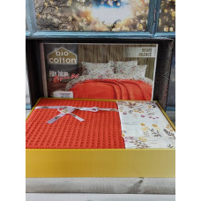 Oranc Літній набір з вафельним покривалом. Bio Cotton Туреччина (66187)