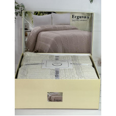 Erguvan bej в'язаний акріловий плед. Romeo Home Туреччина. (28816)