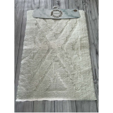 Parket krem. Килимки в ванну кімнату 2в1. Pammuks Collection Туреччина (78583)